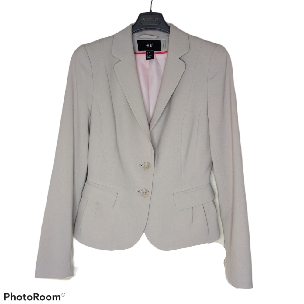 Soft Pinkish Grey Blazer